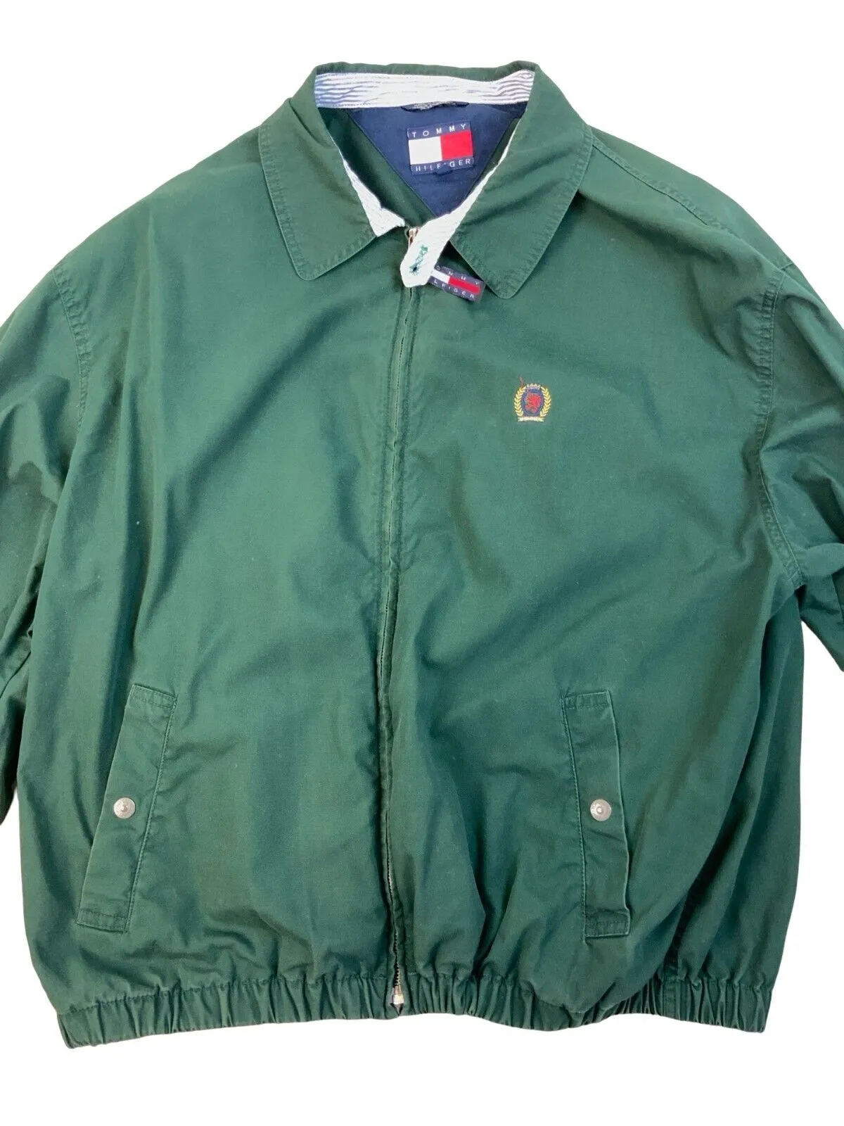 TOMMY HILFIGER HARRINGTON JACKET FOREST GREEN SIZE XL