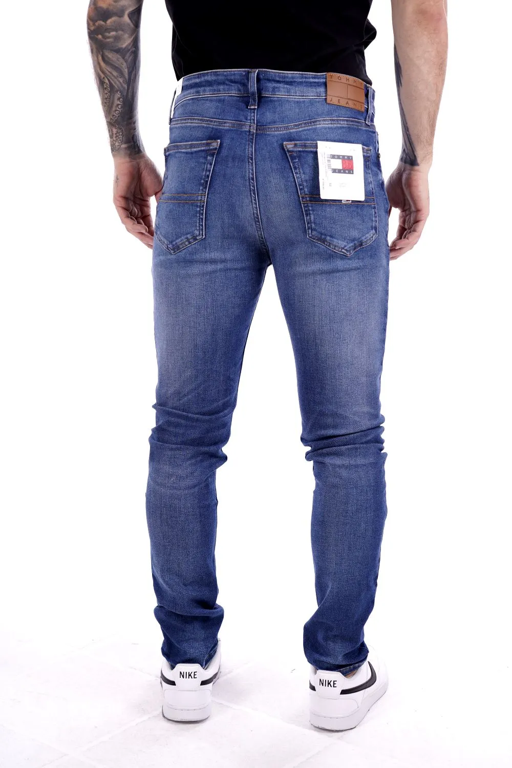 Tommy Jeans Pantalone Blu Da Uomo