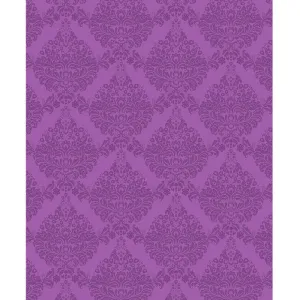 Tonal Fuchsia Damask Printed Backdrop