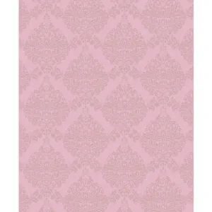 Tonal Pink Damask Printed Backdrop