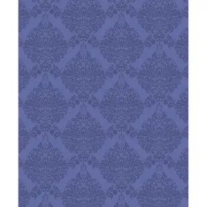 Tonal Purple Damask Printed Backdrop