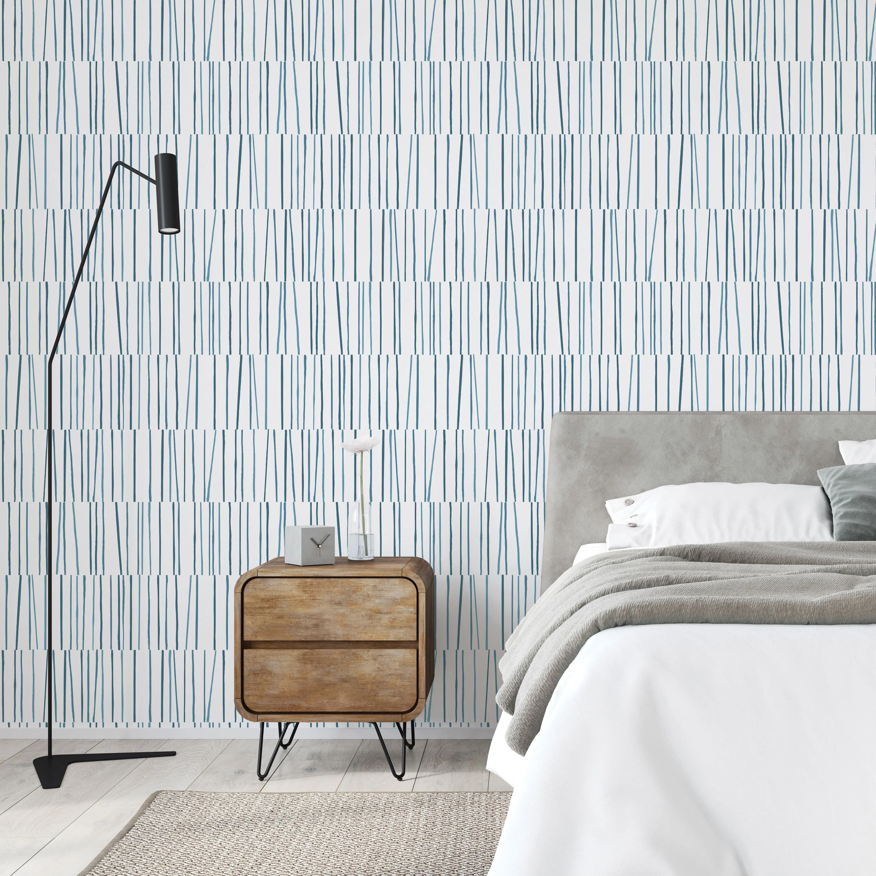 Tonal Shift Peel and Stick Wallpaper By Bobby Berk