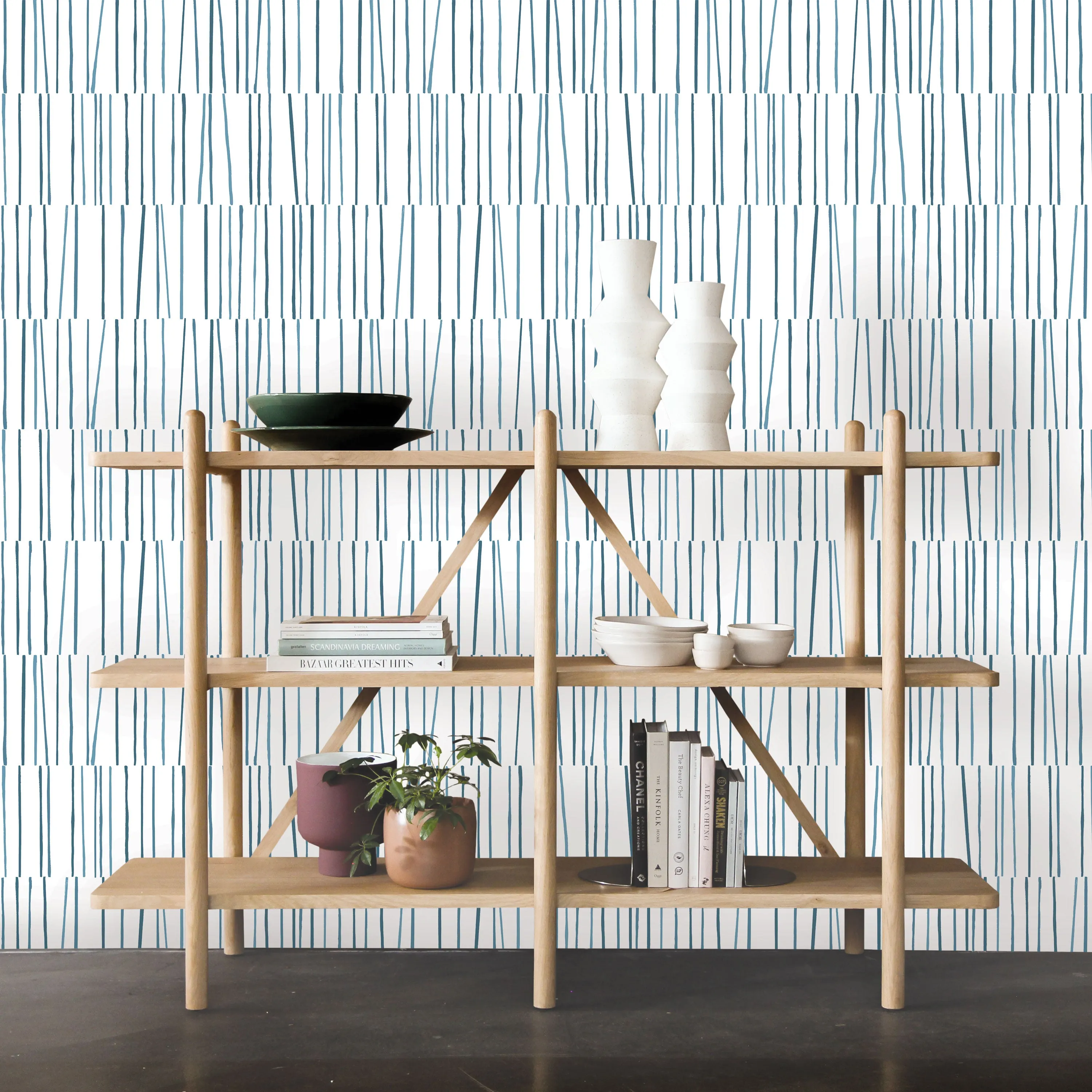 Tonal Shift Peel and Stick Wallpaper By Bobby Berk