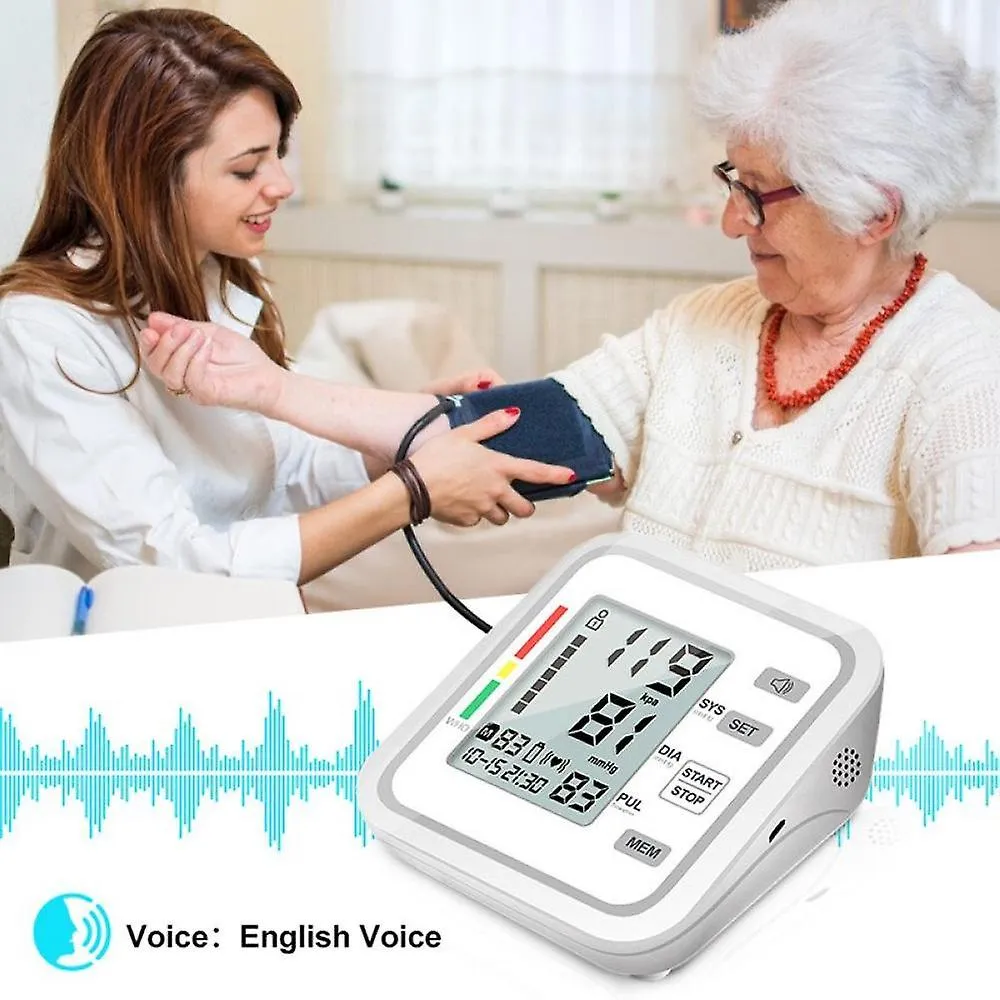 Tonometer Digital Blood Pressure Monitors For Measuring Arterial Pressure Cuff Sphygmomanometer Upper Arm