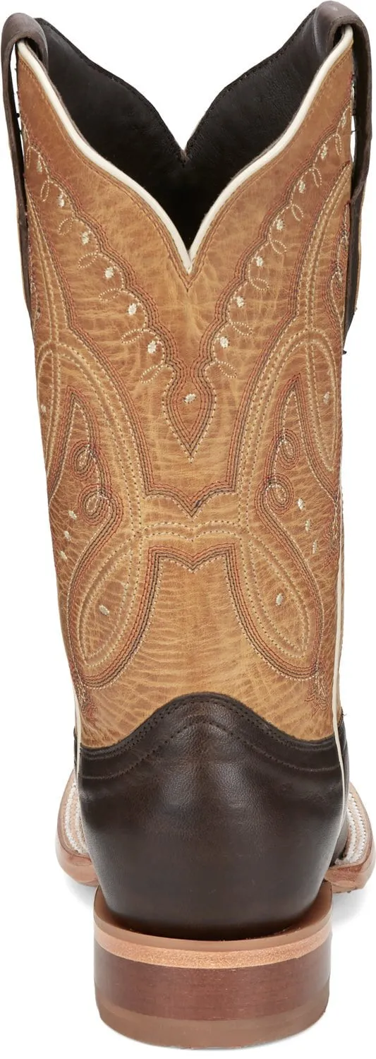 Tony Lama Womens Gabriella Espresso Leather Cowboy Boots