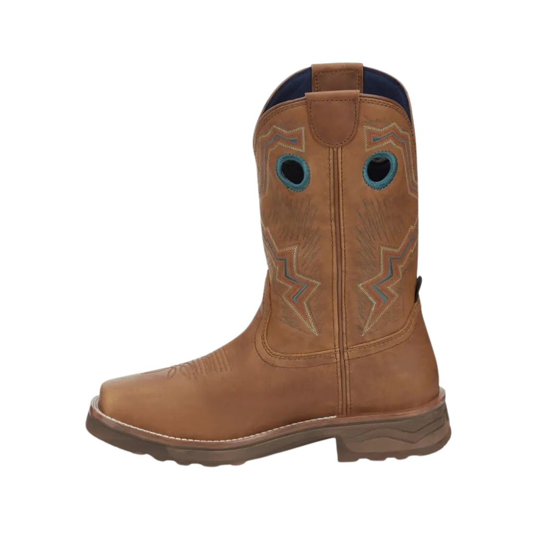 Tony Lama Women's Lumen 10 Composite Toe Waterproof Golden Oak Boots