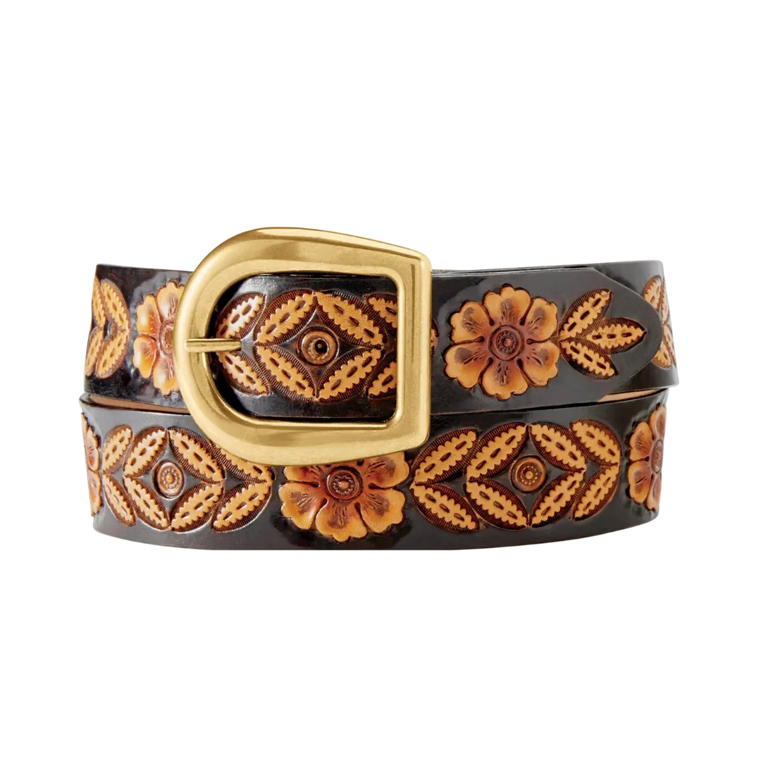 Tony Lama Women's Sienna Rae Brown Belt