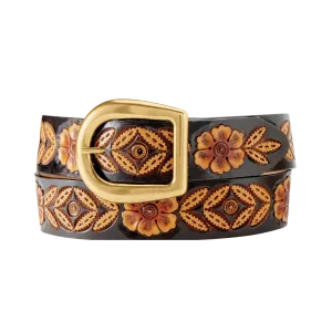 Tony Lama Women's Sienna Rae Brown Belt