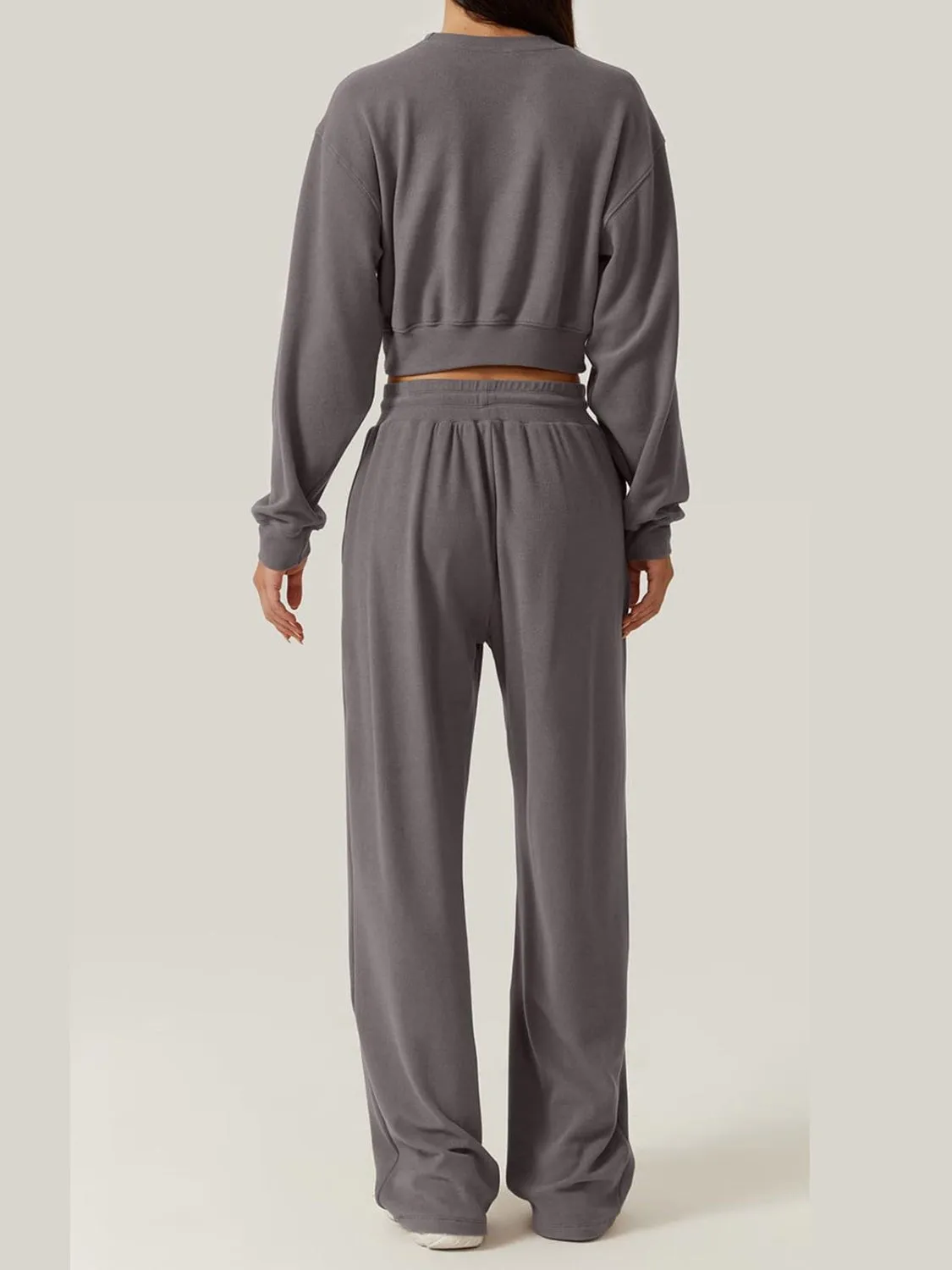 Top and Drawstring Resort Pants Set