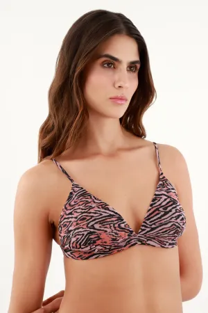 Top con estampado animal print para mujer