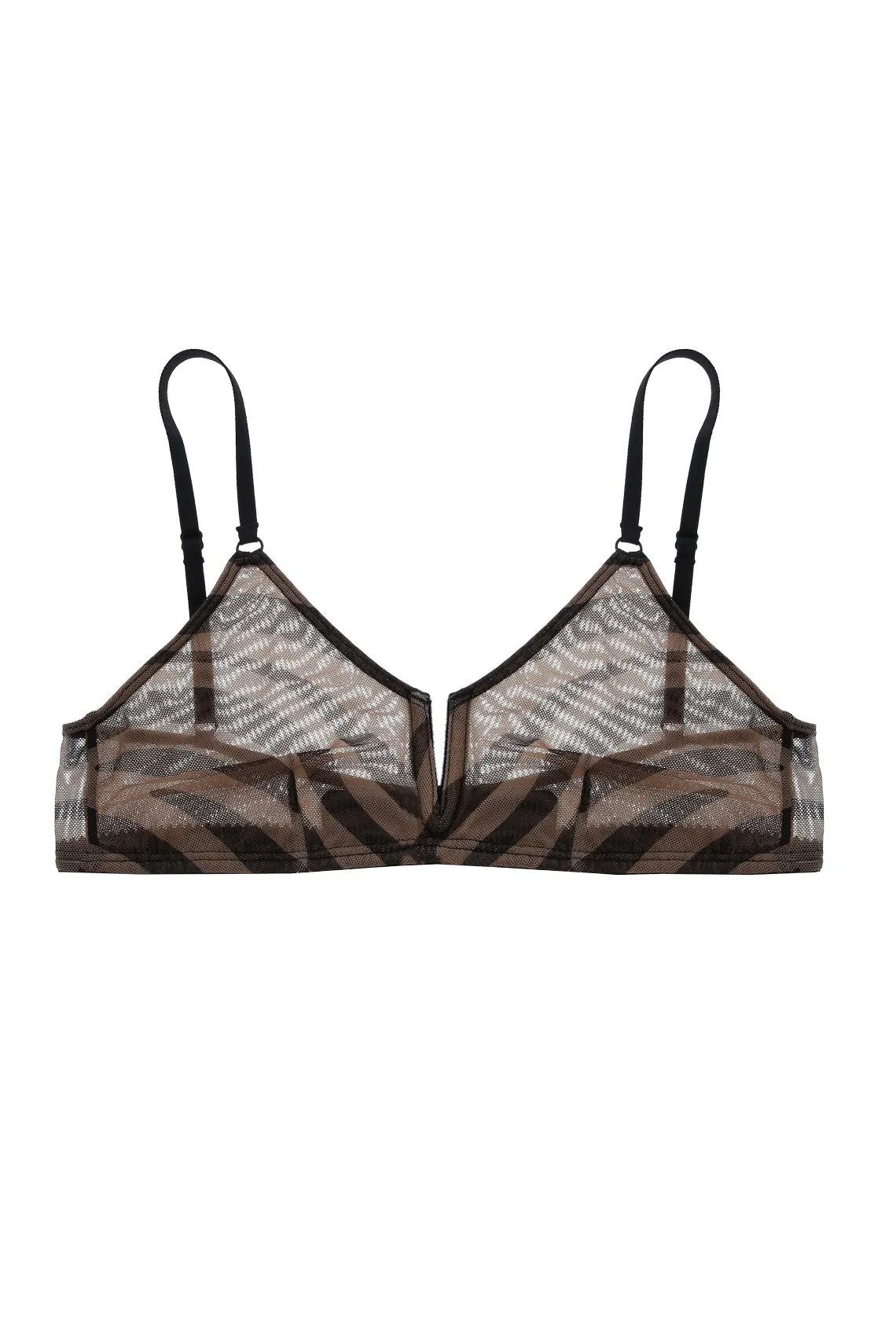 Top de diseño animal print para mujer