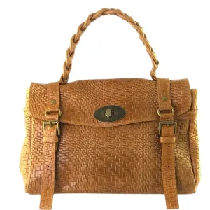 Top Handle Bag Crossbody Postina Brenda Intreccio Vortex