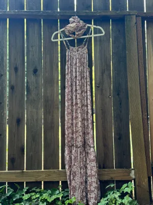 Topanga Maxi Dress - M - Mauve Mood