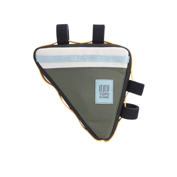 Topo Bike Frame Bag - Bone White / Olive