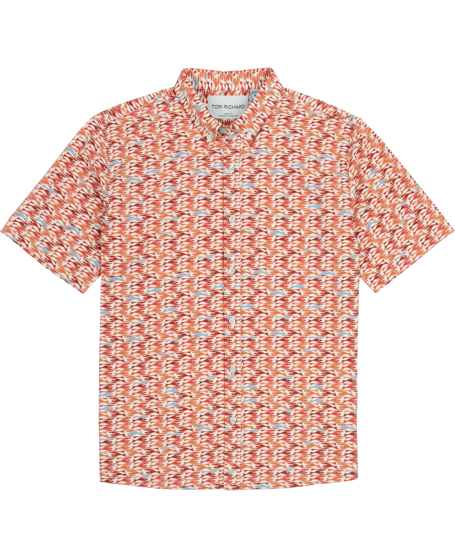 Tori Richard Shoal Cool SS Shirt / Spice