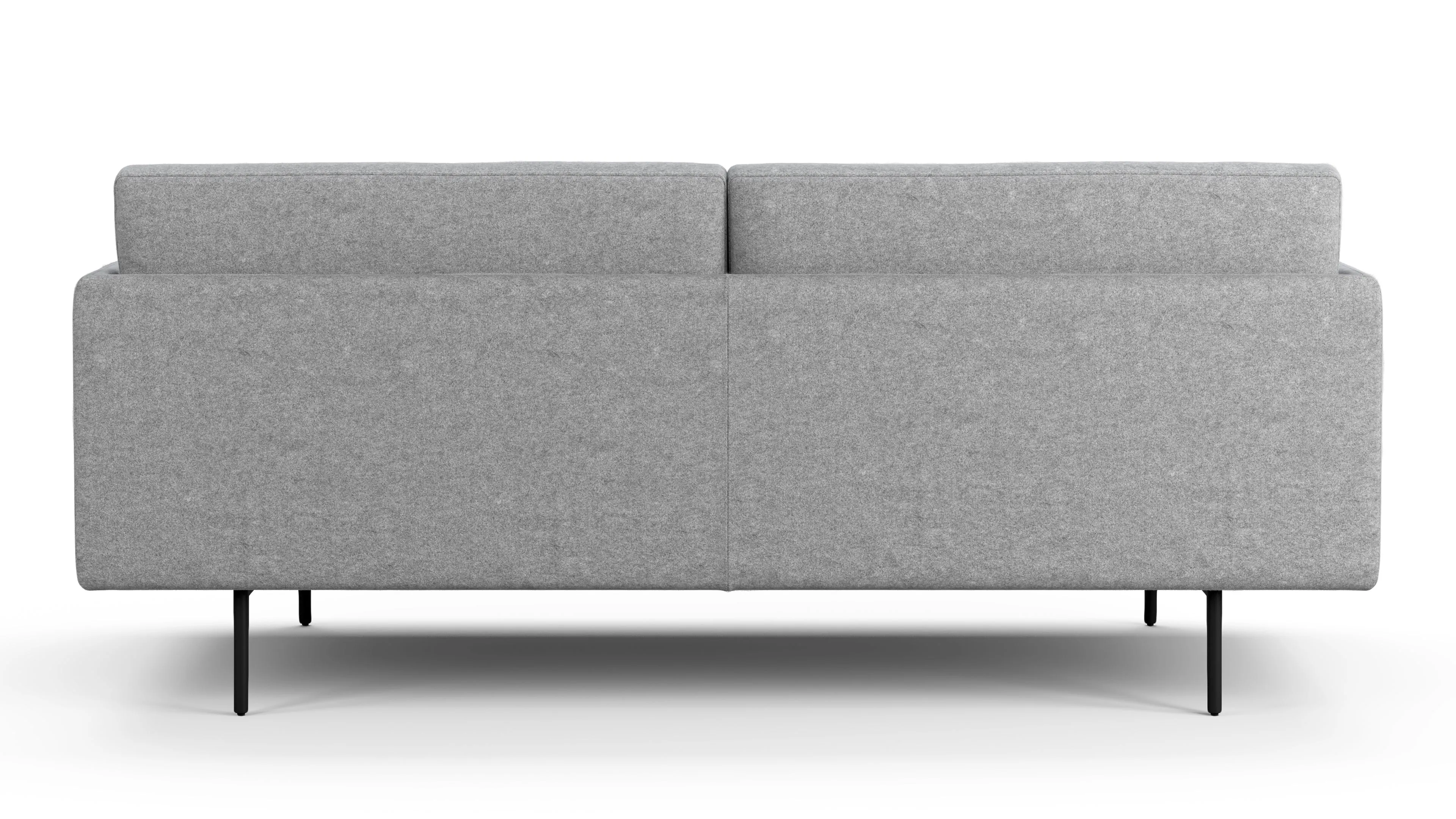 Toriko - Toriko Two Seater Sofa, Light Gray Wool