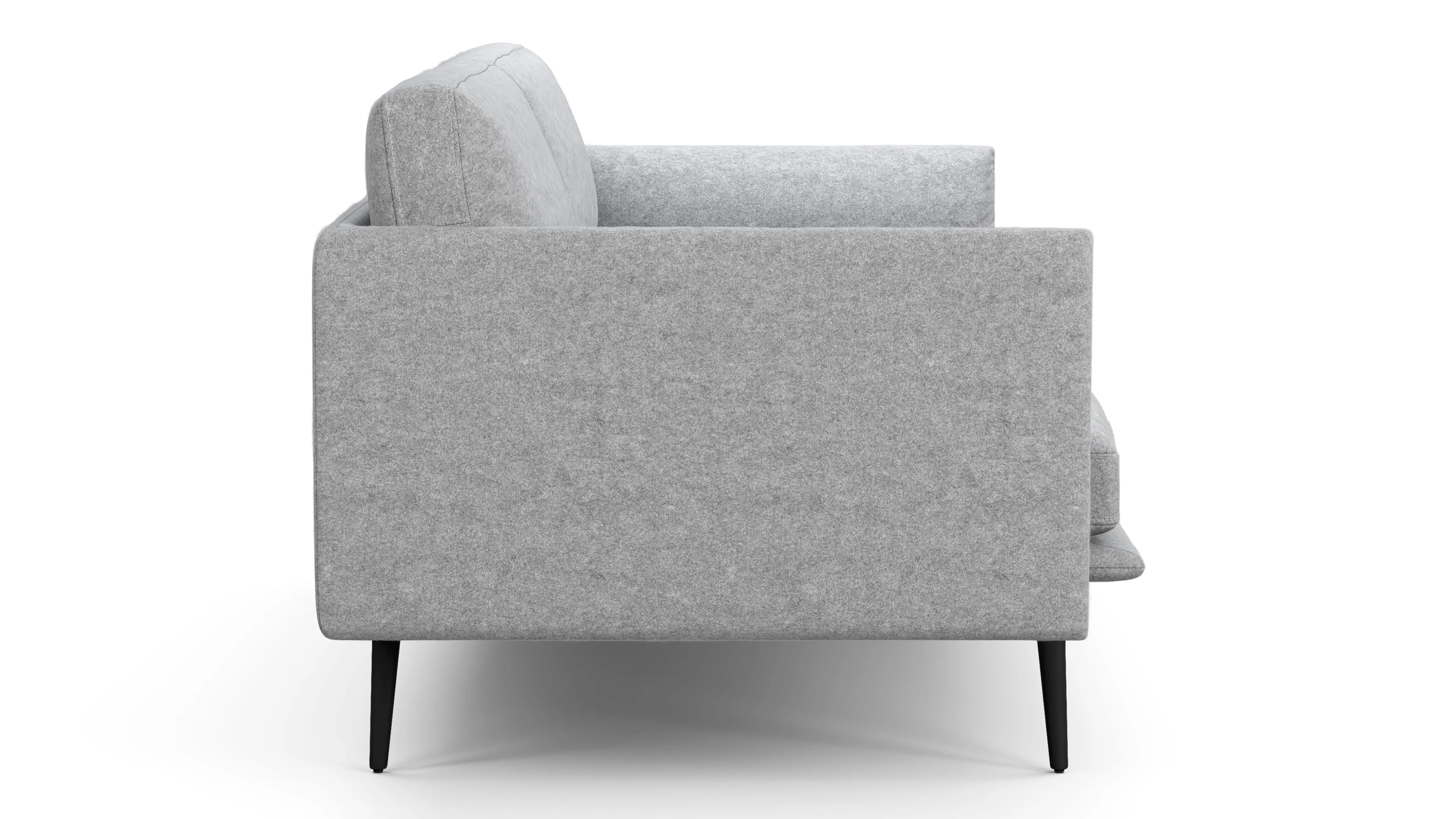 Toriko - Toriko Two Seater Sofa, Light Gray Wool