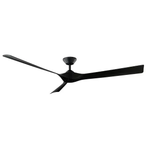 Torque 70" Ceiling Fan in Matte Black