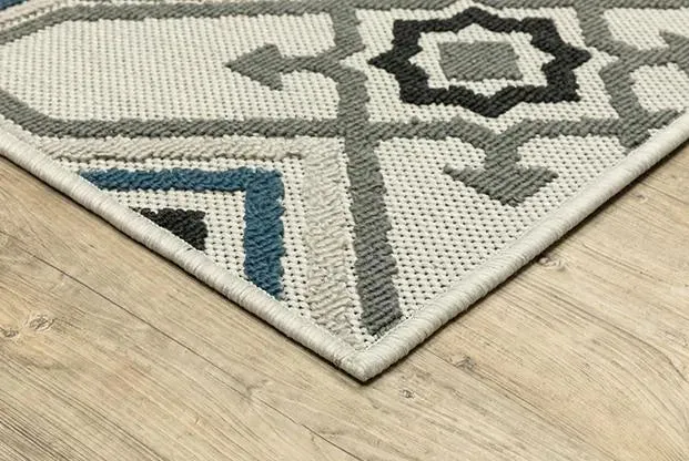 Torrey 004Y1 Beige/Blue Rug