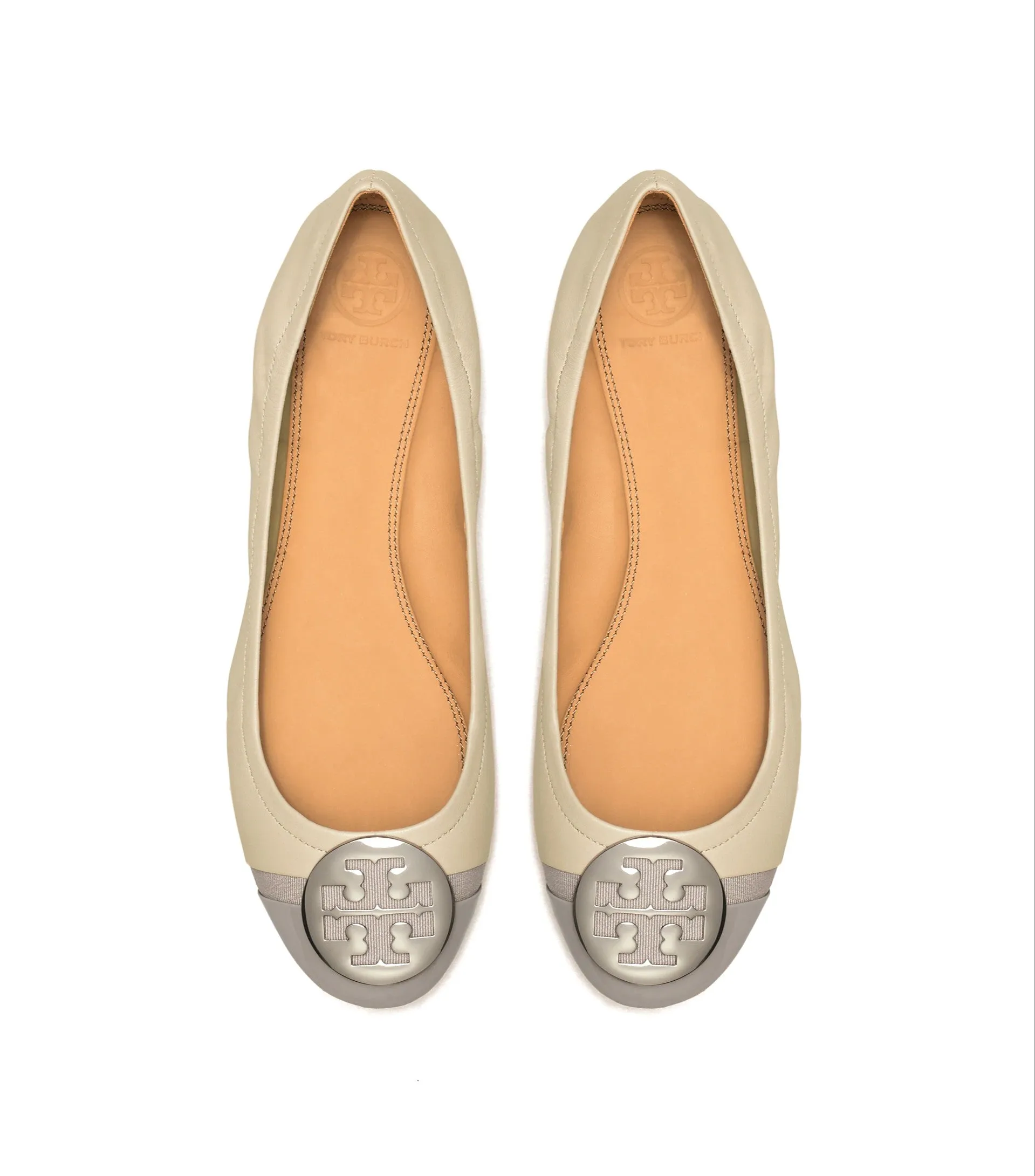 Tory Burch Minnie Cap-Toe Ballet