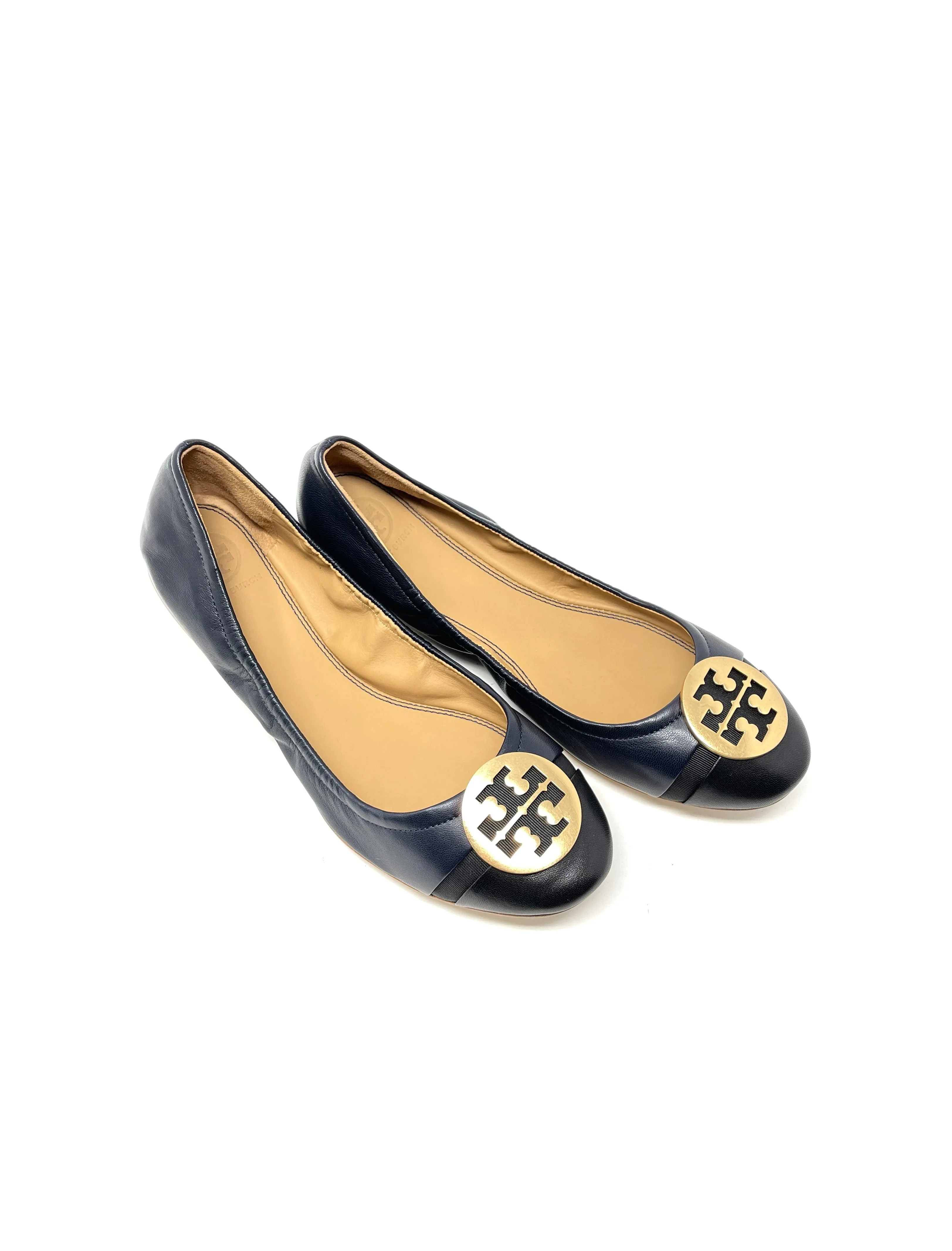 Tory Burch Minnie Cap-Toe Ballet