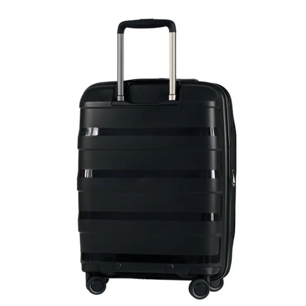 Tosca Comet 2 Piece Carry On & Large Hardsided Suitcase Duo - Black