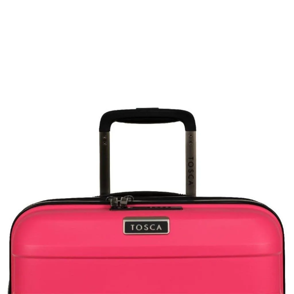 Tosca Comet 3 Piece Hardsided Suitcase Set - Black