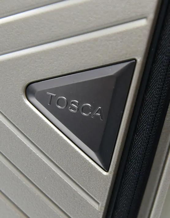 Tosca - Space X 25in Medium dual opening Suitcase - Champagne