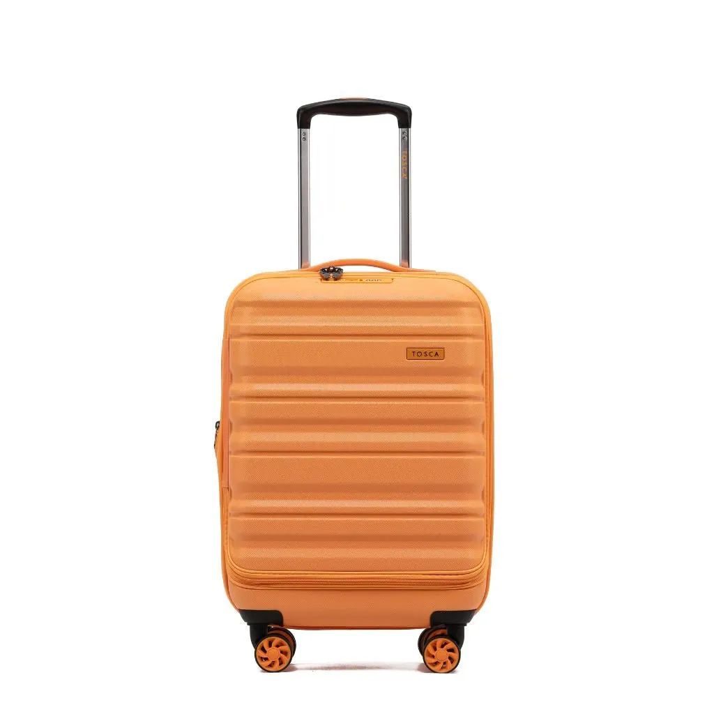 Tosca Sub Zero 2.0 3 Piece Hardsided Luggage Set - Orange