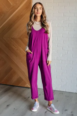 Totally Me Spaghetti Strap Jumpsuit in Light Plum - 11/13