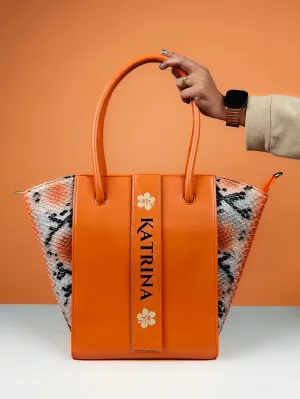 Tote Bags for Women - Orange Oasis Edition