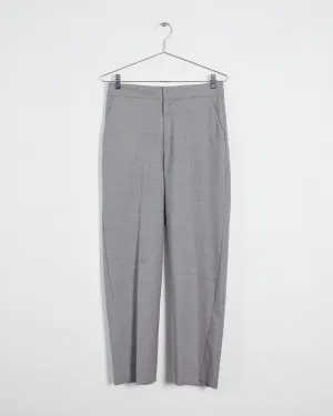 Totême 'lasavina' tailored pants, grey, 10