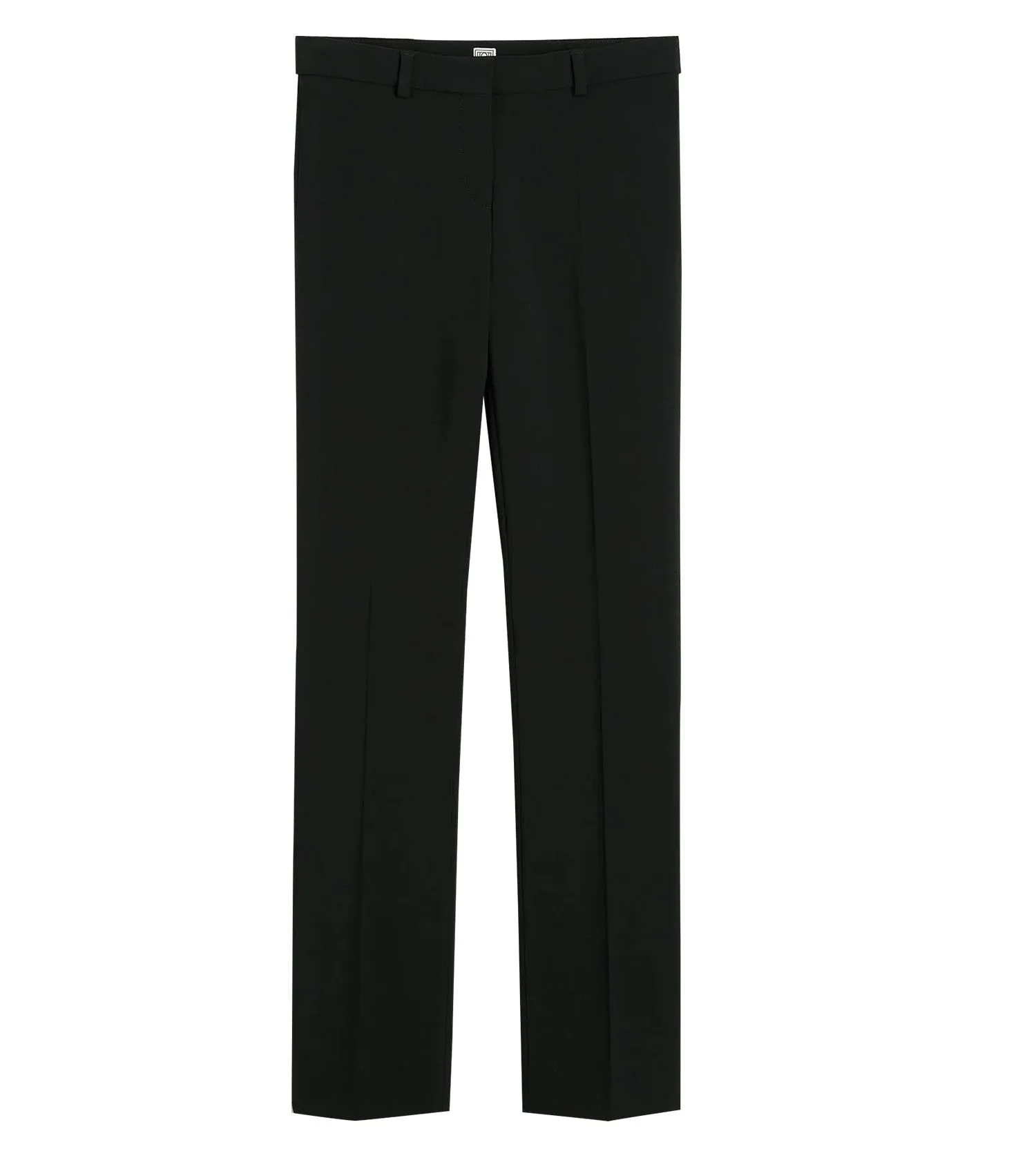 TOTÊME  Low Waist Slim Trousers, in Black