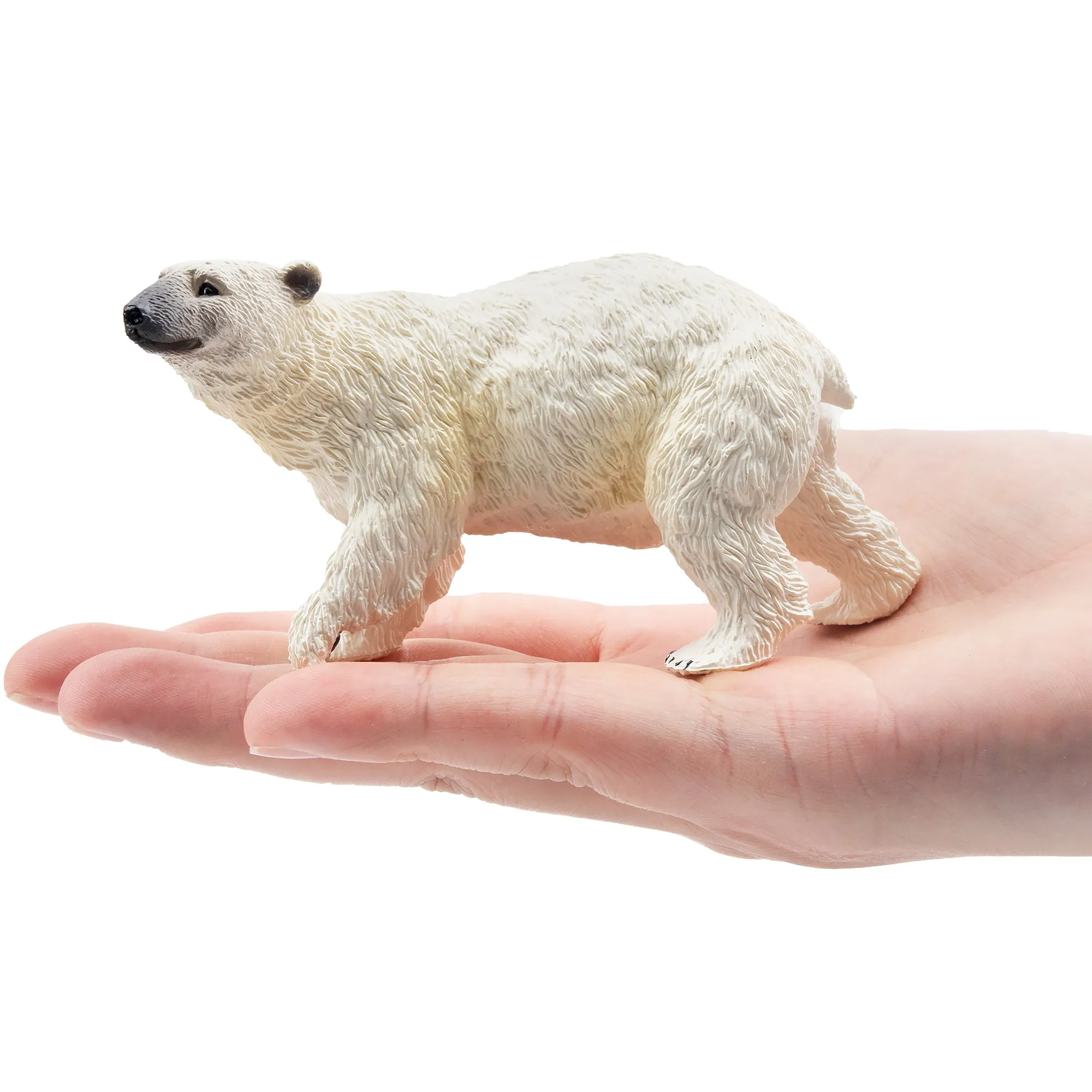 Toymany Male Polar Bear Figurine Toy