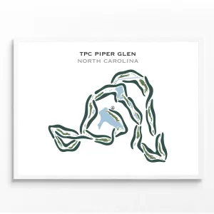 TPC Piper Glen, North Carolina - Printed Golf Courses