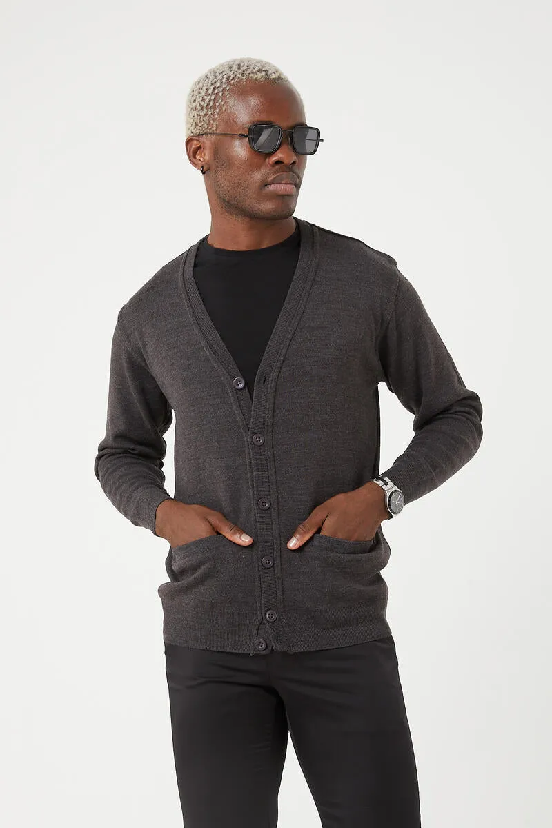 TR Premium Modern Fit Cardigan Sweater 11508