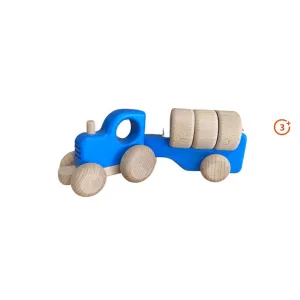 Tractor with Blocks - Blue