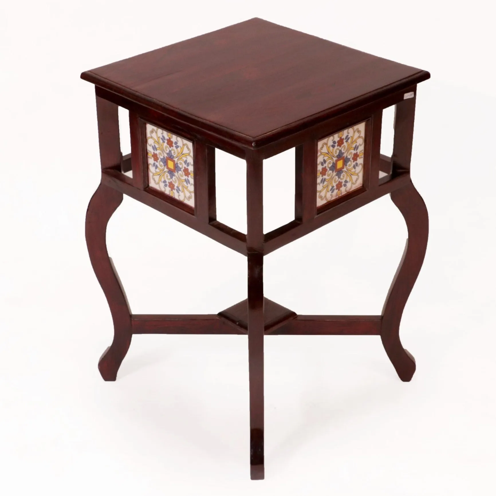 Traditional Classic Tiled End Table