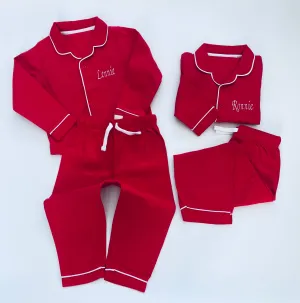 Traditional Embroidered Pjs (6months-10years)