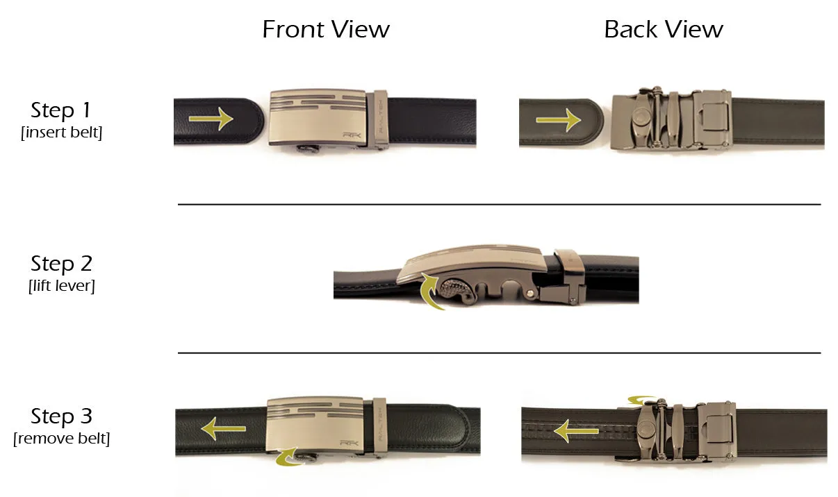 Traditional Open Gold Railtek™ Belt