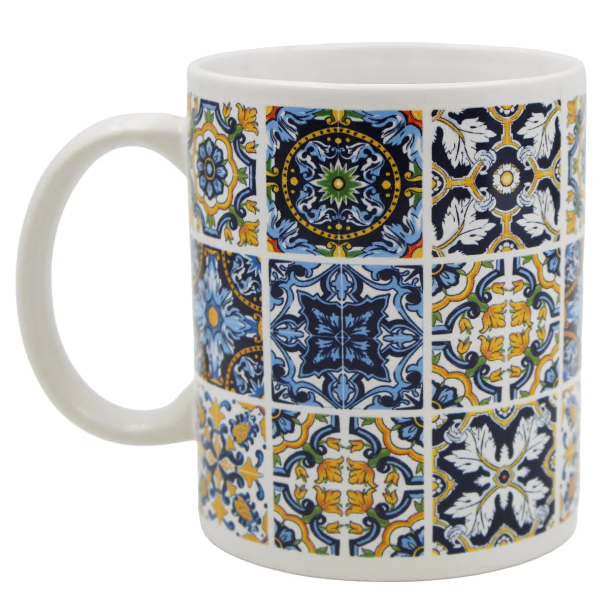 Traditional Portuguese Tile Azulejo Ceramic 12 oz. Coffee Mug