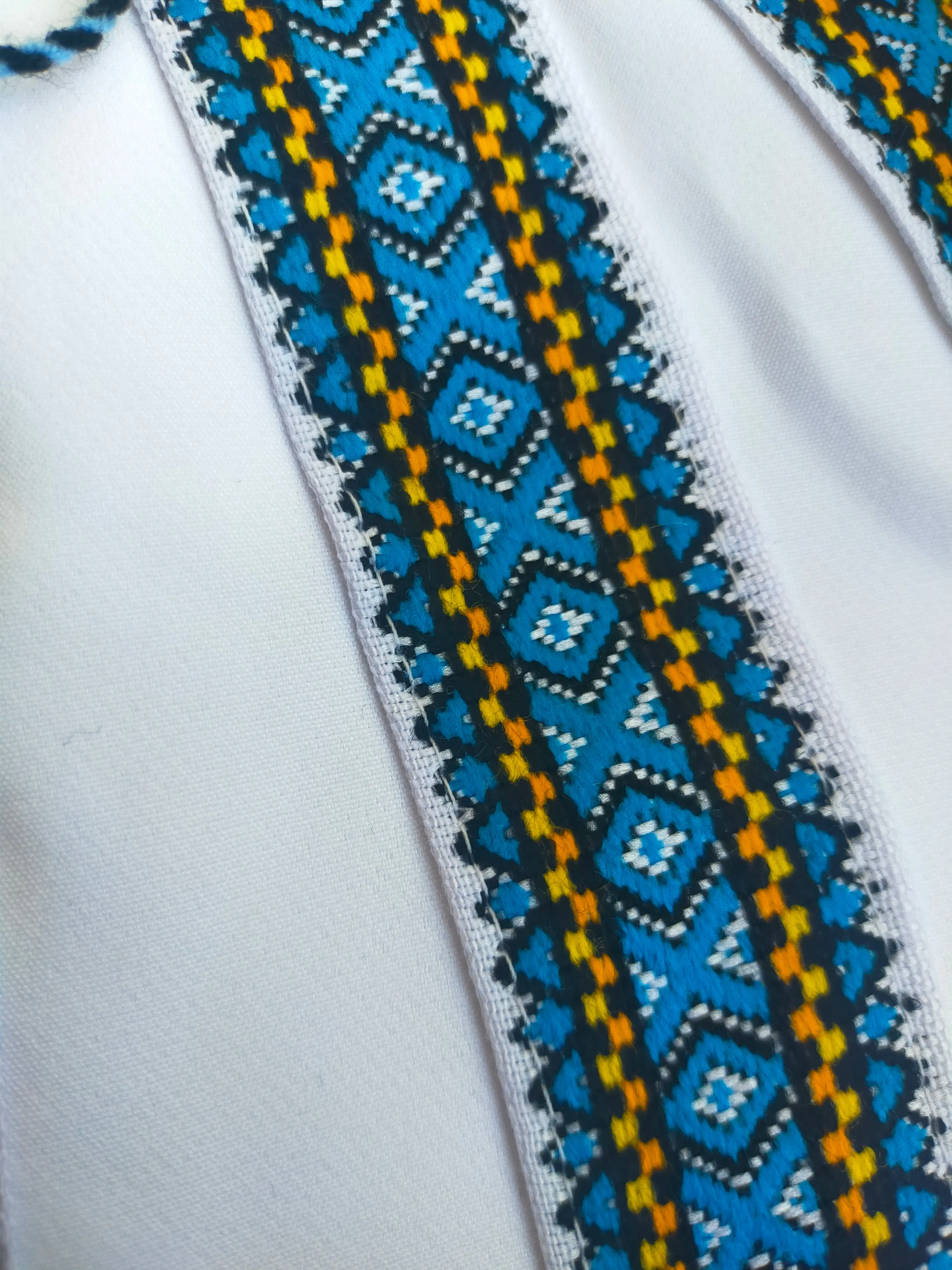 Traditional summer Ukrainian embroidered dress