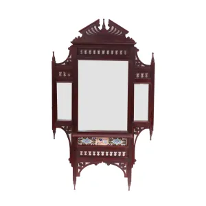 Traditional Teak Mirror Frame