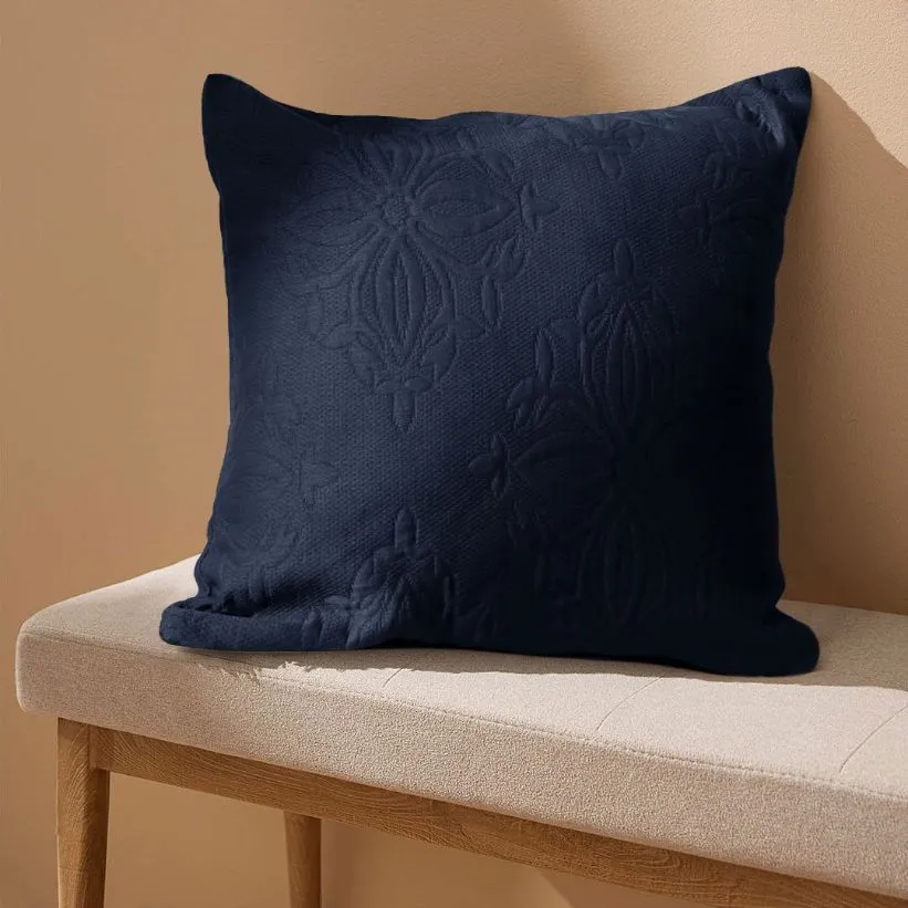 Traditional Textured French Matelasse Cushion Cover With Zip