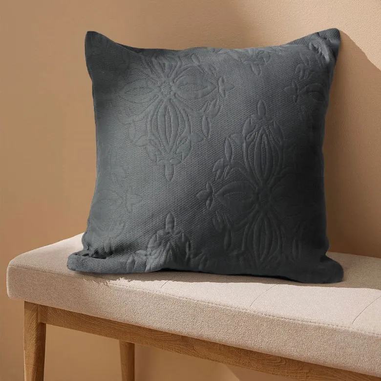 Traditional Textured French Matelasse Cushion Cover With Zip