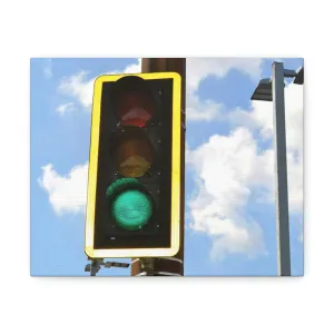 Traffic Light Stretched Canvas