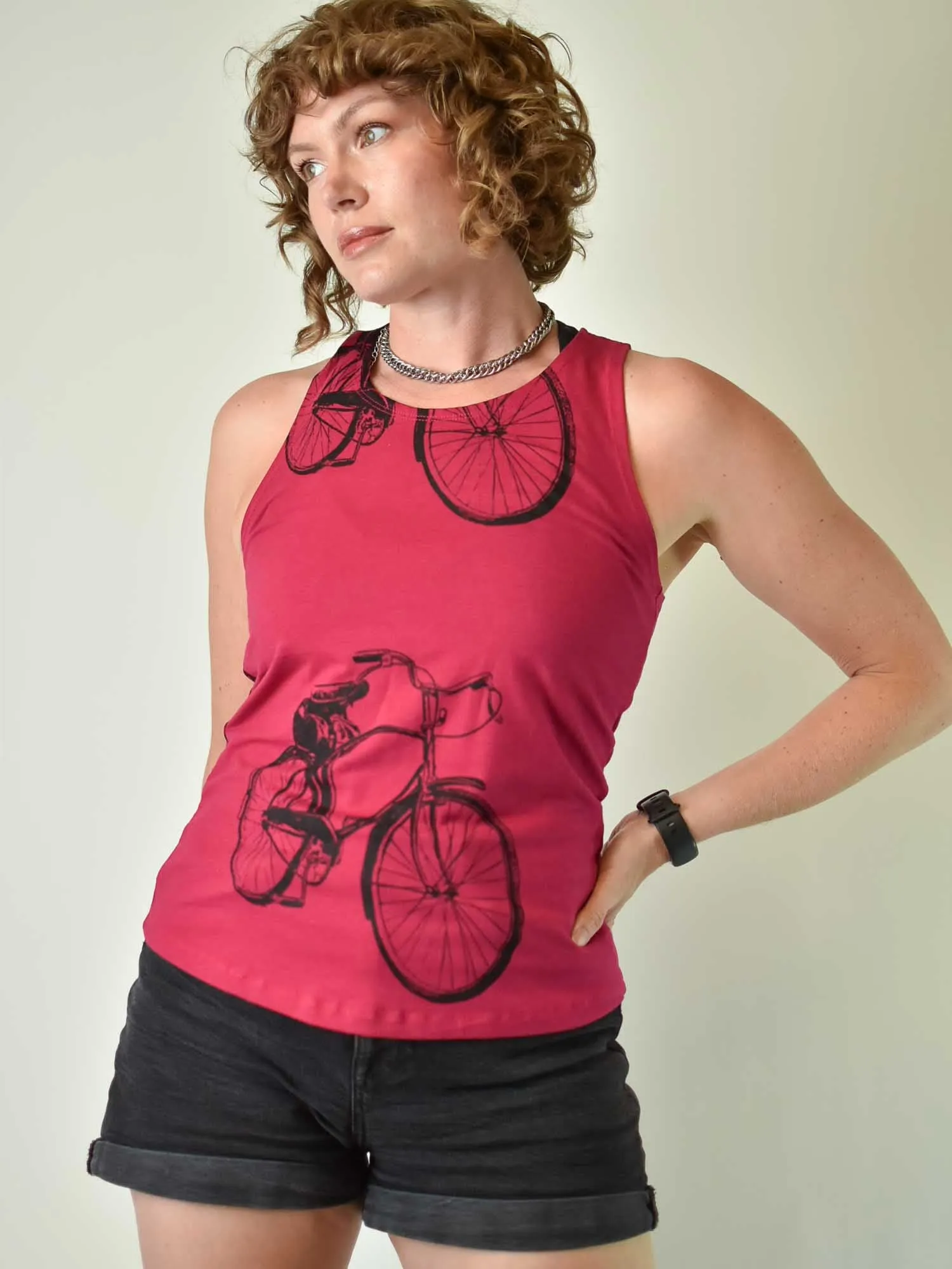 Trailblazer Tank - Bikes Pink