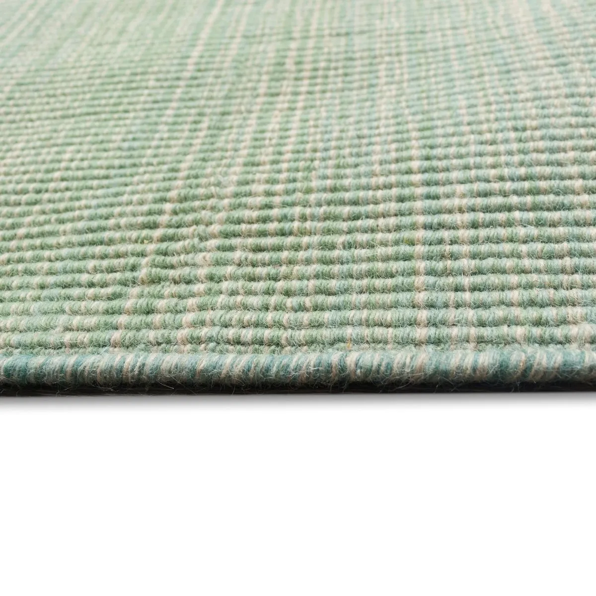 Trans-Ocean ARUBA  Indoor Hand Woven Wool Comfortable Areaa Rug  - Aqua