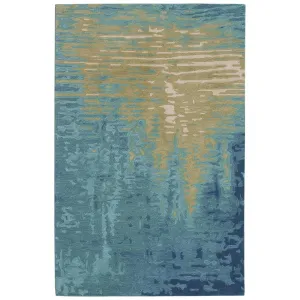 Trans-Ocean CORSICA Indoor Hand Tufted Wool Plush Areaa Rug  - Ocean