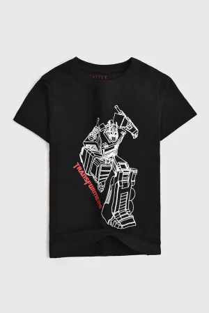 Transformers Graphic Black Tee